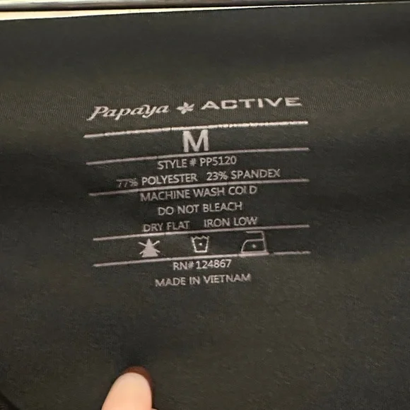Papaya Active Black Leggings - Picture 2 of 6